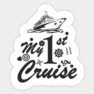 1st Cruise Sticker